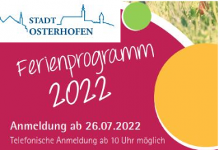 Ferienprogramm 2022 – Osterhofen