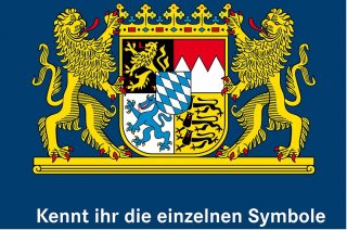 Das Bayerische Staatswappen – Erklärung