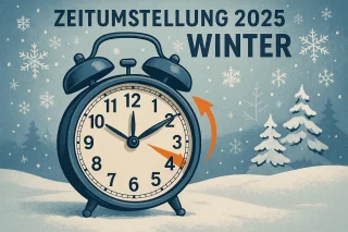 Zeitumstellung 2025 Winter