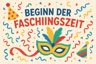 Beginn der Faschingszeit