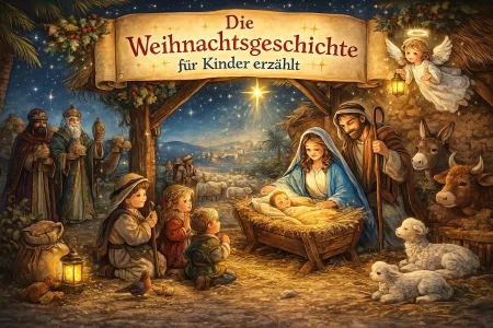 Weihnachtsgeschichte für Kinder erzählt