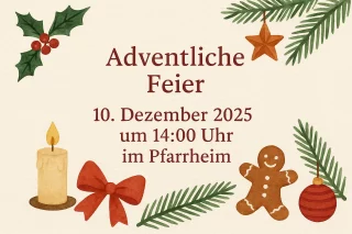 Adventliche Feier im Pfarrheim