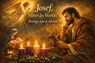 Josef, Hörer des Wortes! – Predigt zum 4. Advent