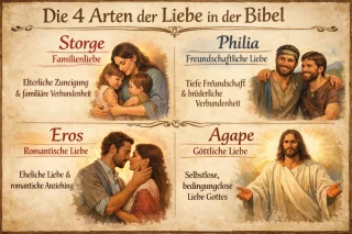 Die 4 Arten der Liebe in der Bibel