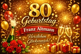 80. Geburtstag von Franz Altmann