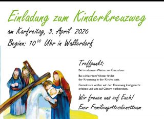 Einladung zum Kinderkreuzweg