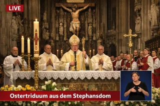 Live im TV: Ostertriduum aus Stephansdom